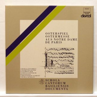 Deutsche Harmonia Mundi 1C 165-99 925/26 T - Schola Cantorum Bas