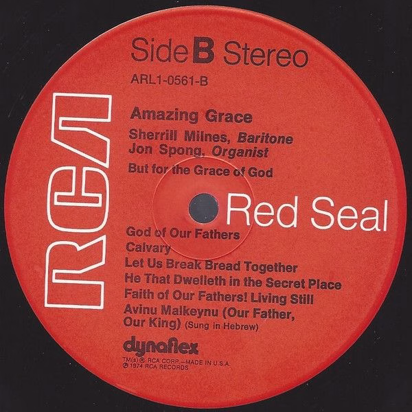 RCA Red Seal ARL1-0561 - Sherrill Milnes - Amazing Grace - Image 4
