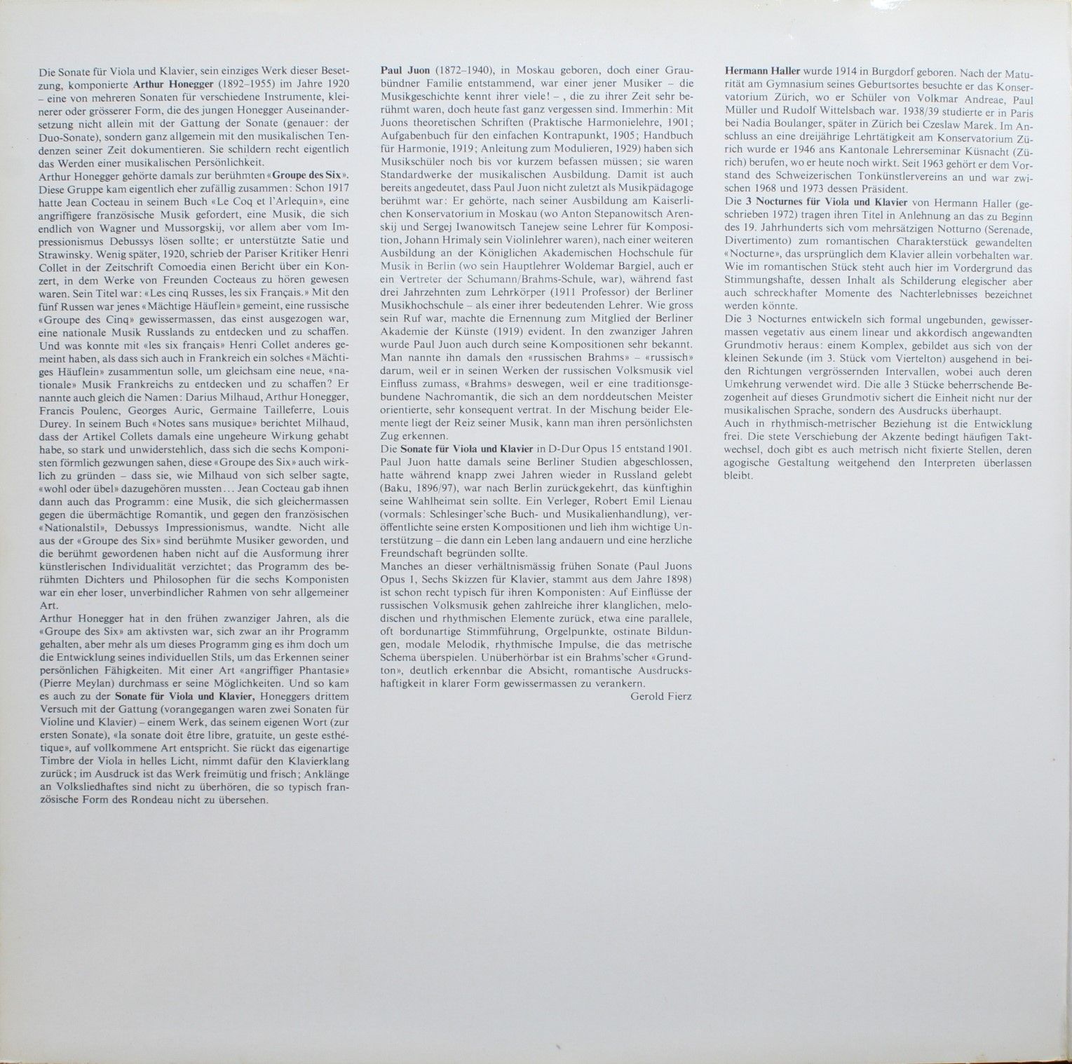 Jecklin Jecklin 151 - Andràs von Tòszeghi, Hedy Salquin, Paul Ju - Image 3