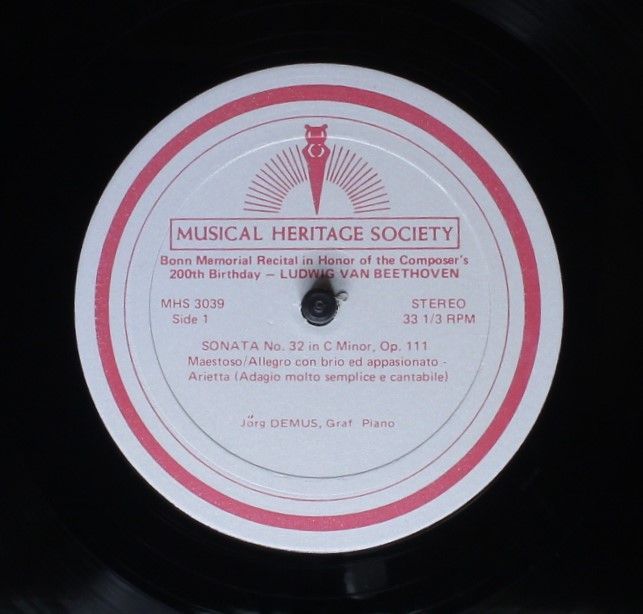 Musical Heritage Society 3038/39 - Ludwig van Beethoven, Jörg De - Image 7