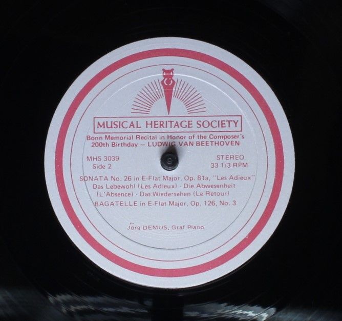 Musical Heritage Society 3038/39 - Ludwig van Beethoven, Jörg De - Image 8