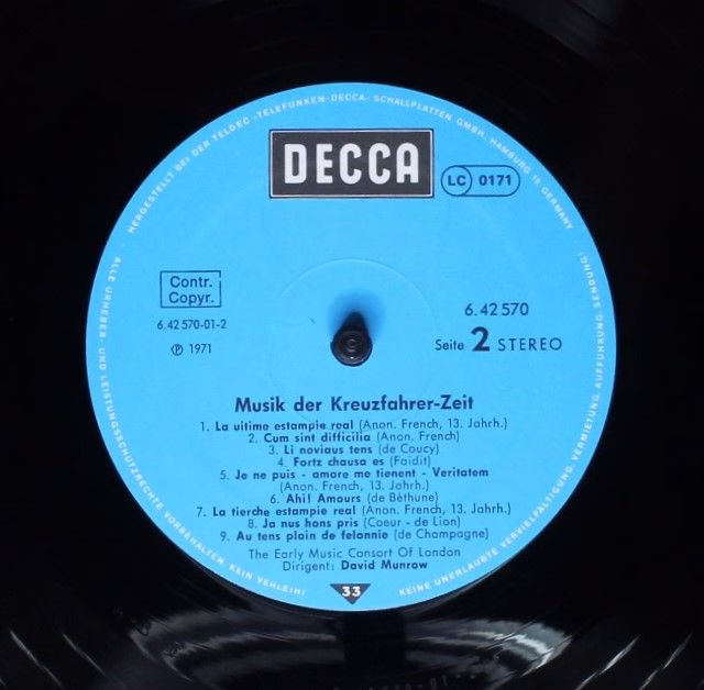 DECCA 6.42 570 - The Early Music Consort Of London, David Munrow - Image 4