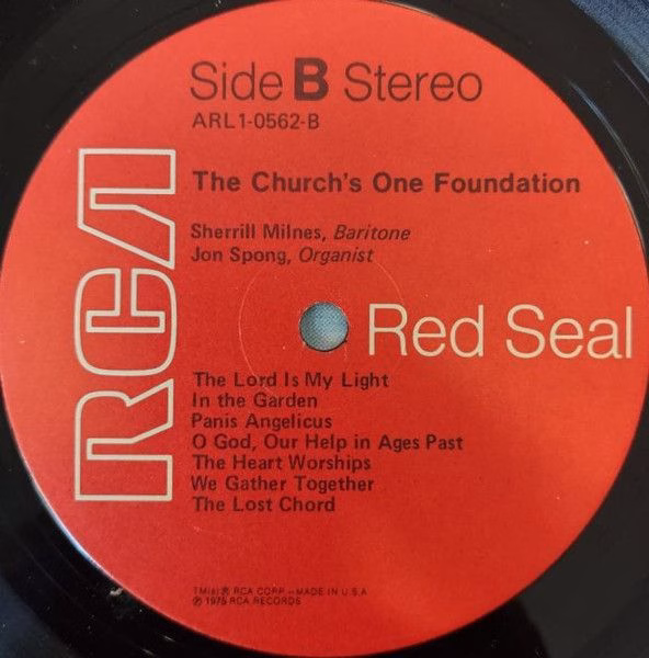 RCA Red Seal ARL1-0562 - Sherrill Milnes - The Church's One Foun - Image 3
