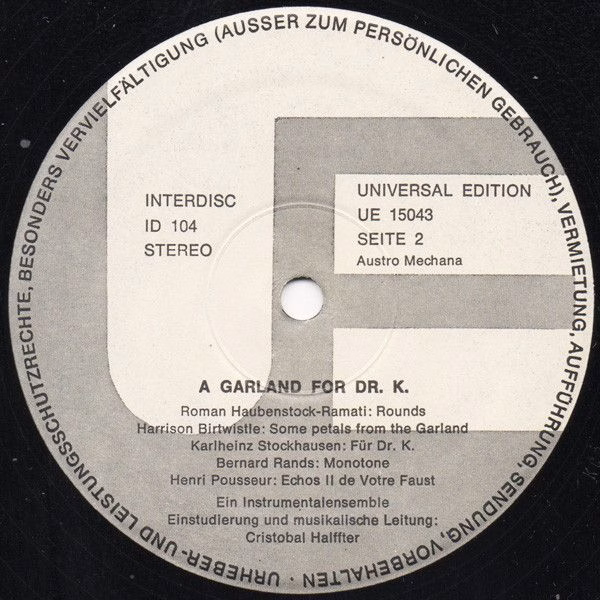 Universal Edition UE 15043 - Various - A Garland For Dr. K. - Image 6