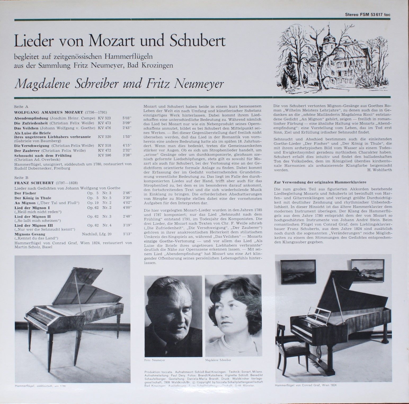 FSM FSM 53617 toc - Wolfgang Amadeus Mozart, Franz Schubert, Mag - Image 2