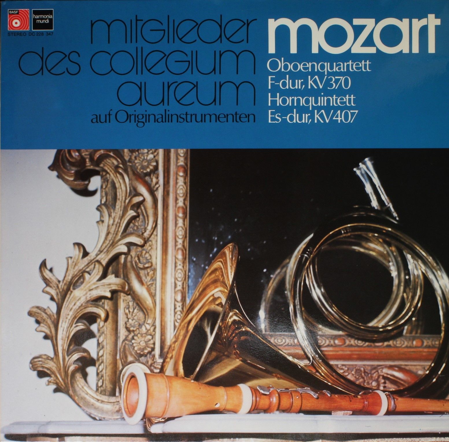 BASF DC 228 347 - Wolfgang Amadeus Mozart, Collegium Aureum - Ob