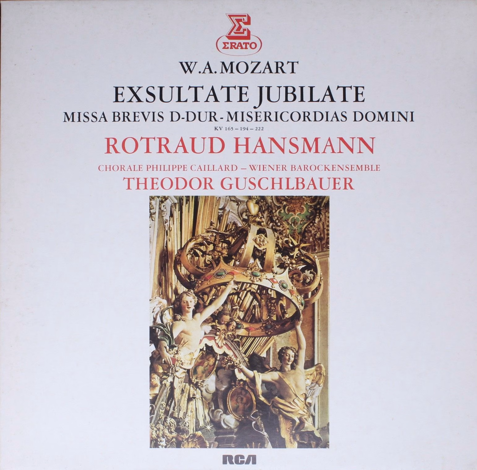 Erato ZL 30547 - Wolfgang Amadeus Mozart, Theodor Guschlbauer, W