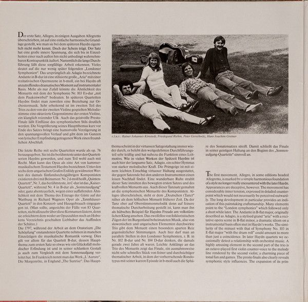 Telefunken 6.42501 AW - Joseph Haydn, Kreuzberger Streichquartet - Image 2