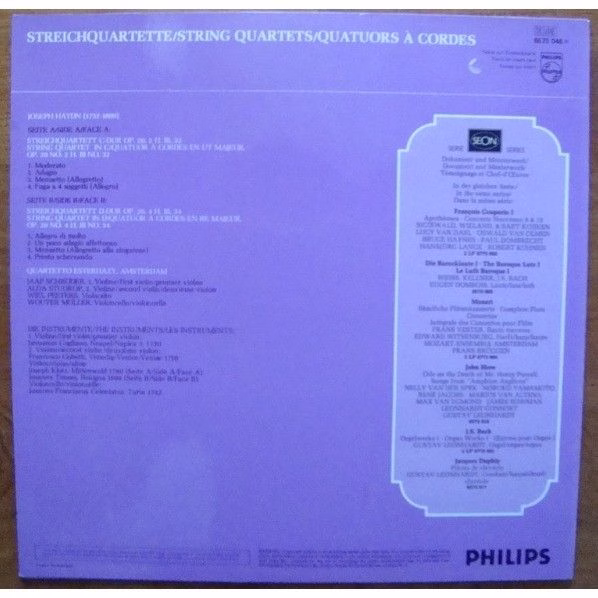 Philips 6575 046 - Joseph Haydn, Quartetto Esterházy - Streichqu - Image 2