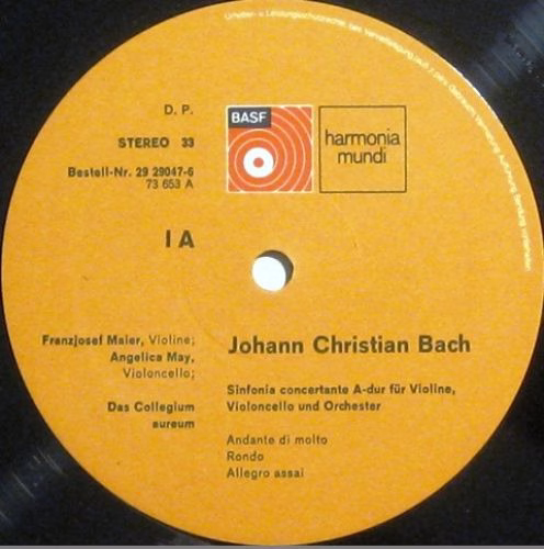 BASF/Harmonia Mundi 29 29047-6 - Carl Philipp Emanuel Bach, Joha - Image 4