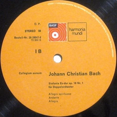 BASF/Harmonia Mundi 29 29047-6 - Carl Philipp Emanuel Bach, Joha - Image 5