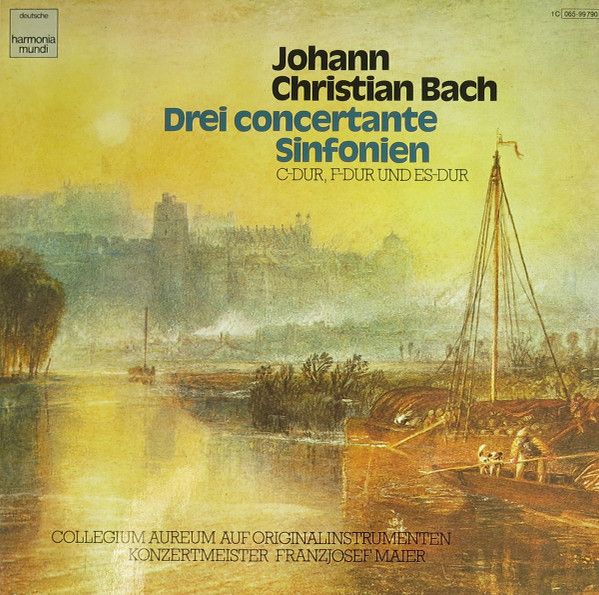 Deutsche Harmonia Mundi 1 C 065-99 790 - Johann Christian Bach,