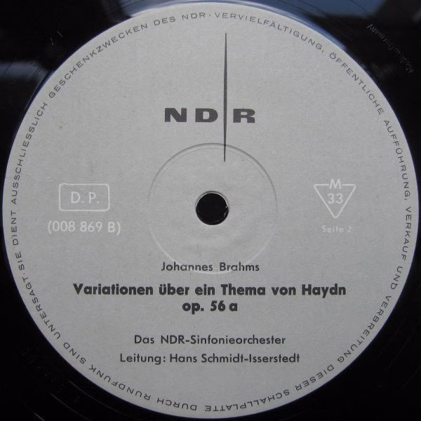 Norddeutscher Rundfunk 008 869 - Wolfgang Amadeus Mozart, Johann - Image 4
