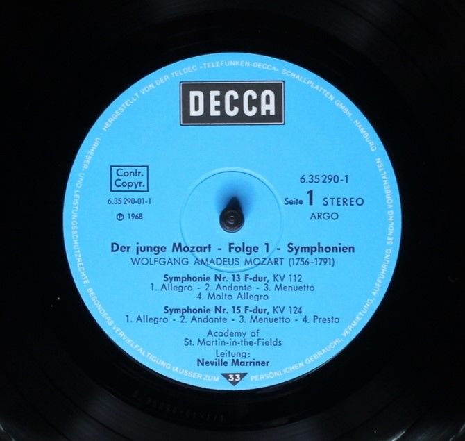 DECCA 6.35290 EK - Wolfgang Amadeus Mozart, Sir Neville Marriner - Image 5