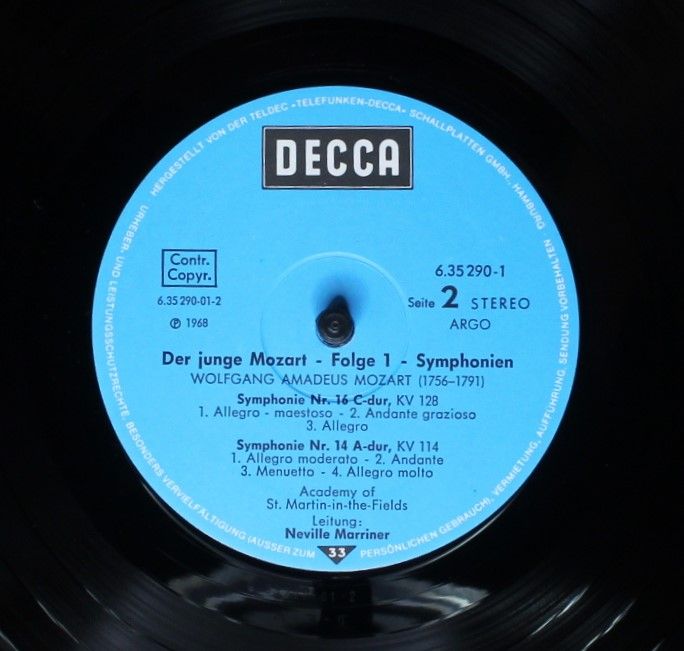 DECCA 6.35290 EK - Wolfgang Amadeus Mozart, Sir Neville Marriner - Image 6