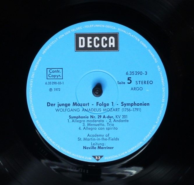 DECCA 6.35290 EK - Wolfgang Amadeus Mozart, Sir Neville Marriner - Image 9