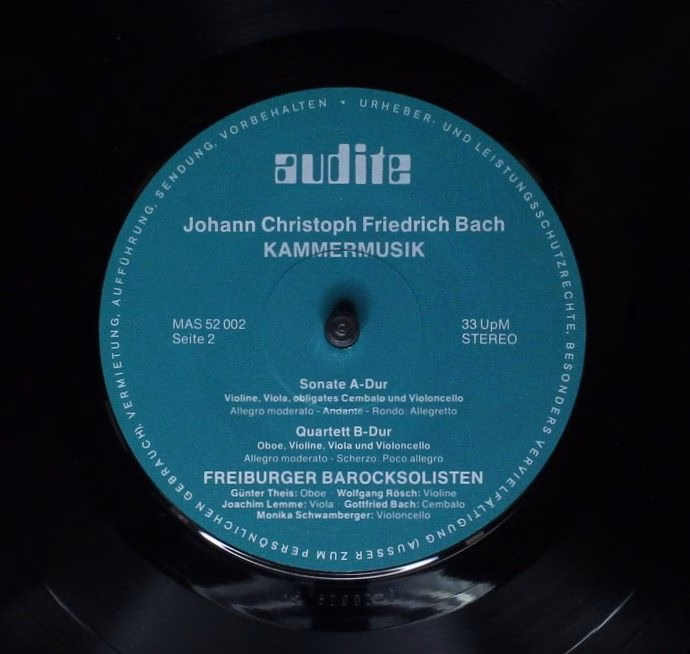 Audite FSM 53 198/9 aud - Johann Christoph Friedrich Bach, Freib - Image 6