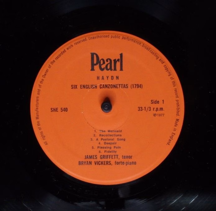Pearl SHE 540 - Joseph Haydn, James Griffett, Bryan Vickers - Th - Image 3