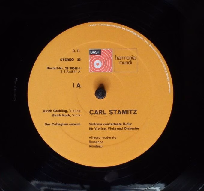 Harmonia Mundi 29 29048-4 - Carl Stamitz, Collegium Aureum - Con - Image 5