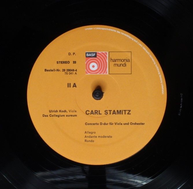 Harmonia Mundi 29 29048-4 - Carl Stamitz, Collegium Aureum - Con - Image 7