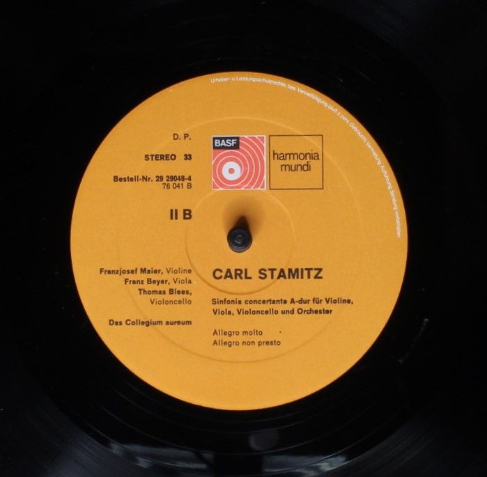 Harmonia Mundi 29 29048-4 - Carl Stamitz, Collegium Aureum - Con - Image 8