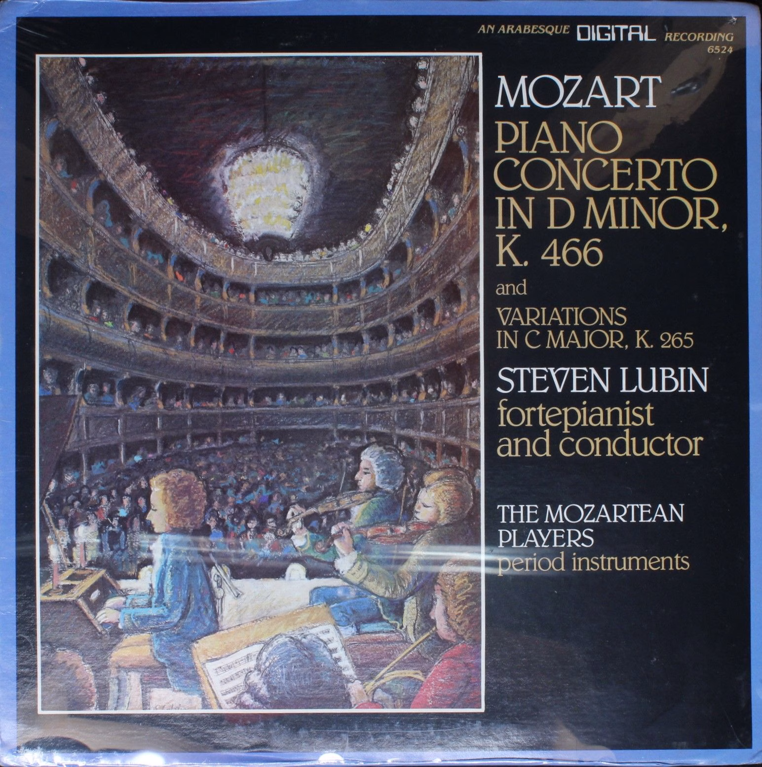 Arabesque Recordings 6524 - Wolfgang Amadeus Mozart, Steven Lubi