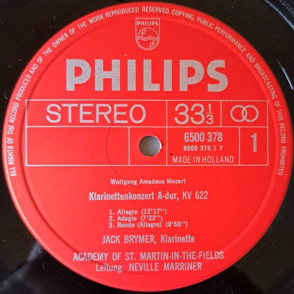 Philips 6707 020 - Wolfgang Amadeus Mozart, The Academy Of St. M - Image 5