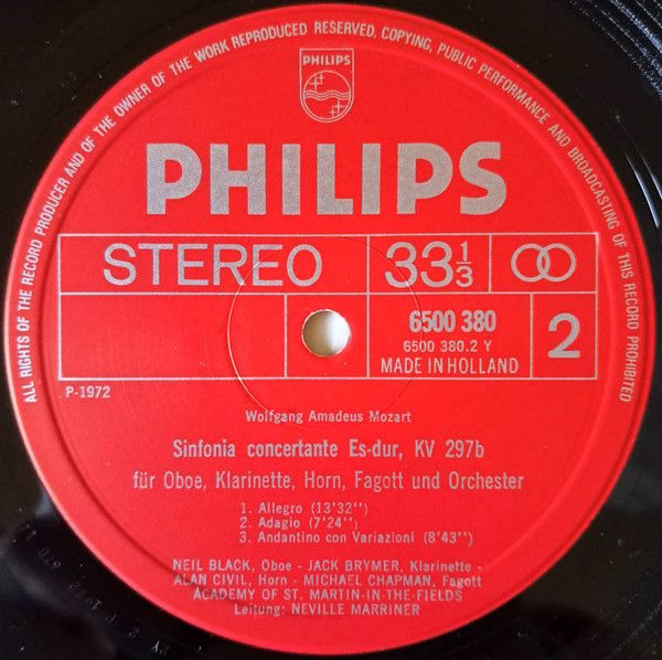 Philips 6707 020 - Wolfgang Amadeus Mozart, The Academy Of St. M - Image 10