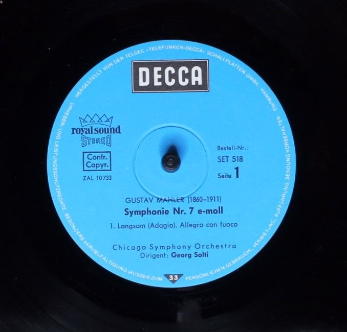 DECCA SET 518/19 - Gustav Mahler, Chicago Symphony Orchestra, Ge - Image 7