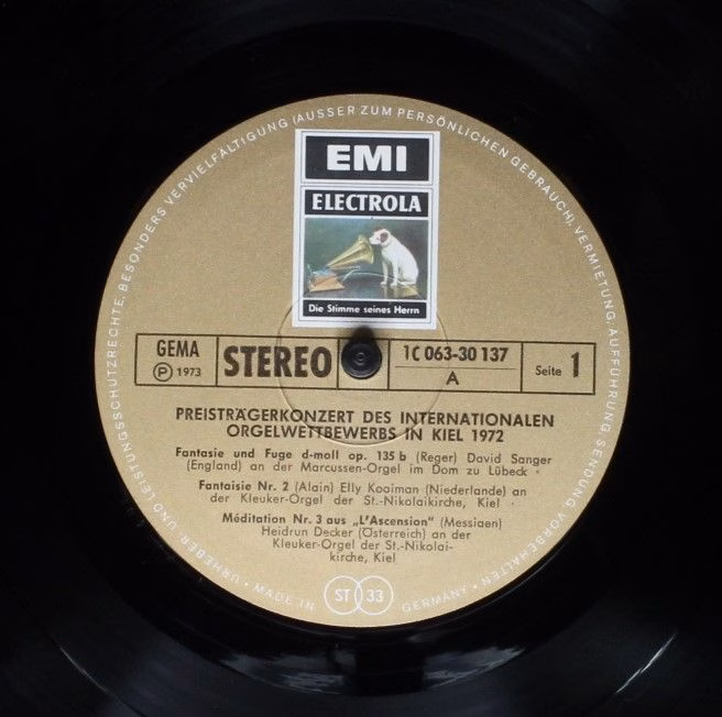 His Master's Voice 1 C 063-30 137 - David Sanger (2), Elly Kooim - Image 3