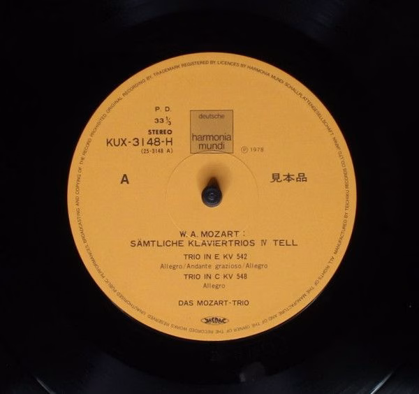 Deutsche Harmonia Mundi KUX-3148-H - Wolfgang Amadeus Mozart, Da - Image 3