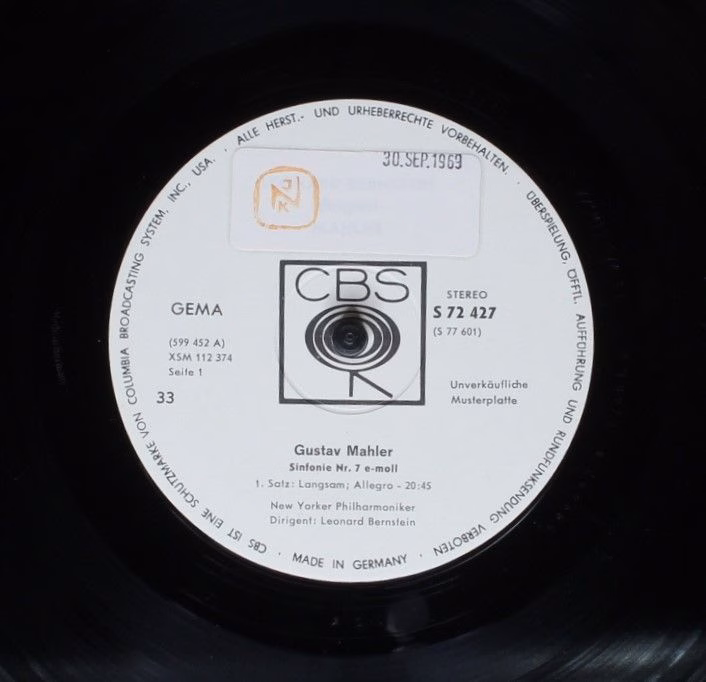 CBS S 72427-28 - Gustav Mahler, Leonard Bernstein, New York Phil - Image 3