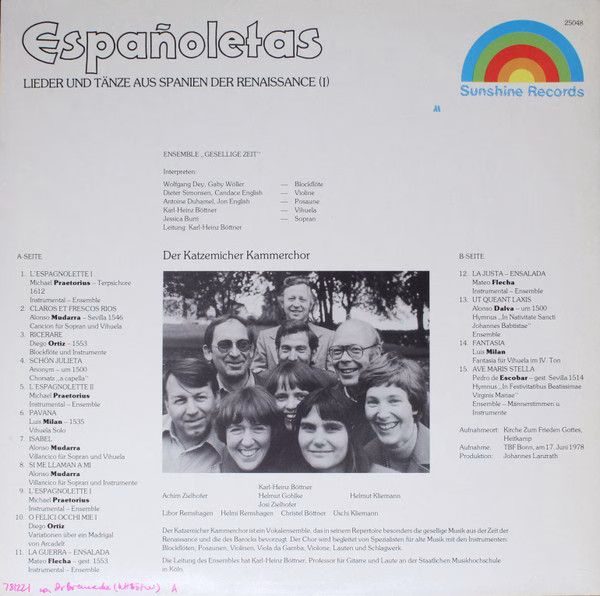 EMI Electrola F 666.501 - Karl-Heinz Böttner, Ensemble "Gesellig - Image 2