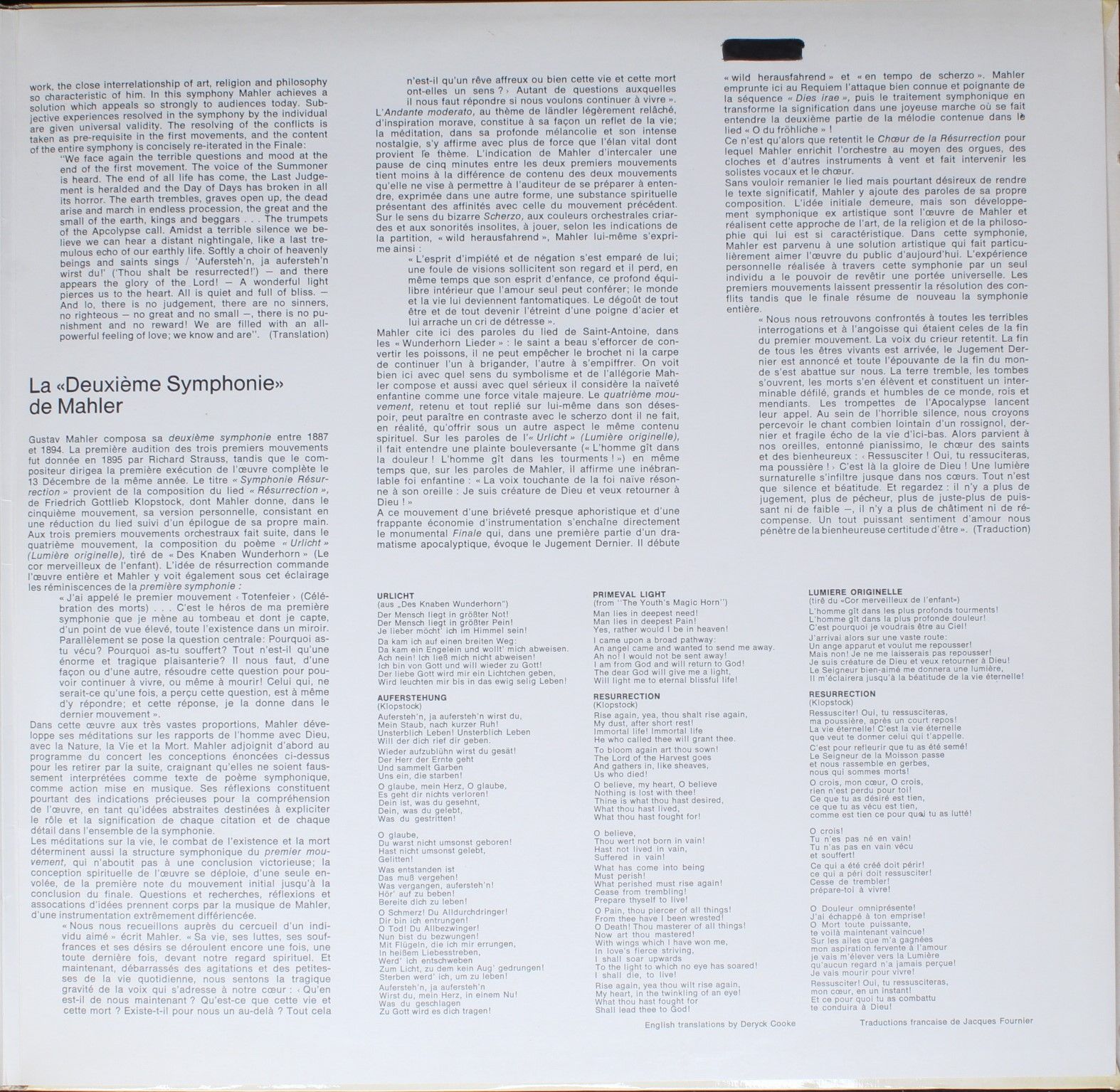 RCA LSC 7066/1-2 - Gustav Mahler, Eugene Ormandy, The Philadelph - Image 4