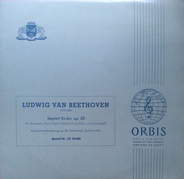 Orbis CX 20880 - Ludwig van Beethoven, Chamber Ensemble Of The B