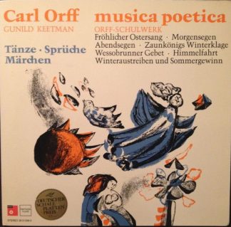BASF 20 21026-2 - Carl Orff, Gunild Keetman - Musica Poetica Tei