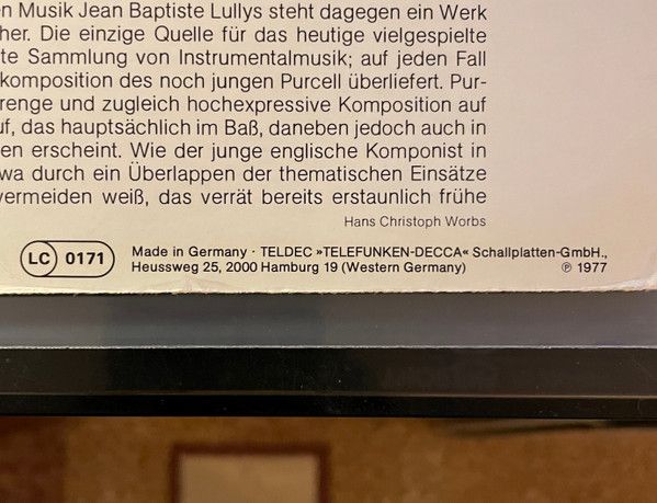 DECCA 6.42268 AS - Tomaso Albinoni, Johann Pachelbel, The Richar - Image 6