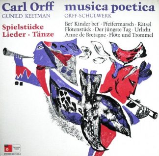 BASF 20 21 025-1 - Carl Orff, Gunild Keetman - Musica Poetica Te