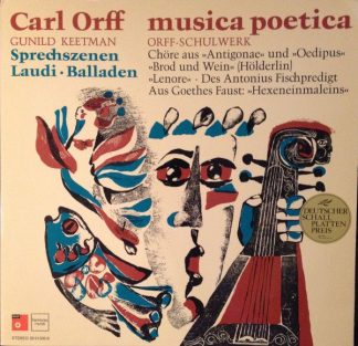 BASF 20 21030-8 - Carl Orff, Gunild Keetman - Musica Poetica Tei
