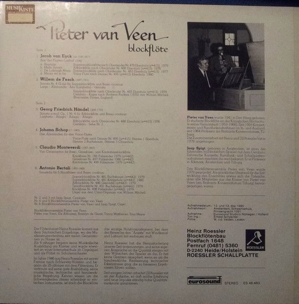 Eurosound ES 46.463 - Pieter van Veen - Blockflöte - Image 2