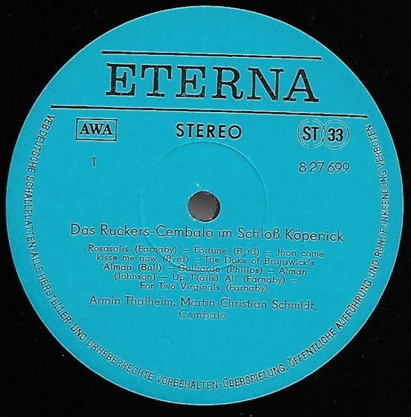 Eterna 8 27 699 - Armin Thalheim - Das Ruckers-Cembalo Im Schloß - Image 3