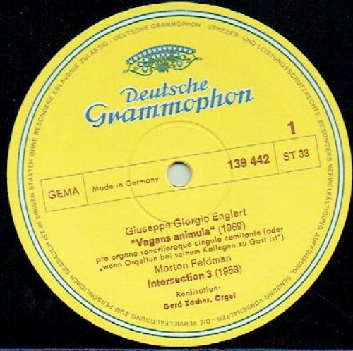 Deutsche Grammophon 139 442 SLPM - Gerd Zacher, Giuseppe Giorgio - Image 2