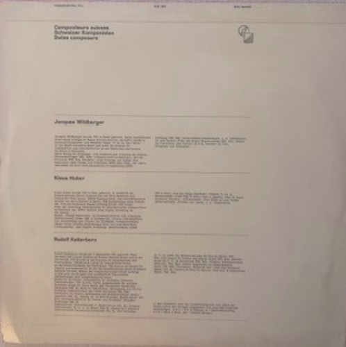 Elite Special TLPE 6001 - Jacques Wildberger, Klaus Huber, Rudol - Image 2