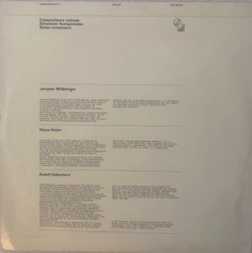 Elite Special TLPE 6001 - Jacques Wildberger, Klaus Huber, Rudol - Image 2