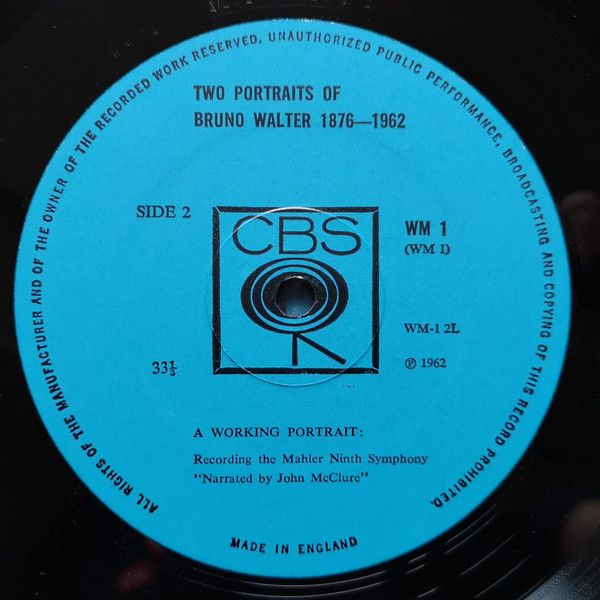 CBS 72068/9 - Gustav Mahler, Bruno Walter, Columbia Symphony Orc - Image 7