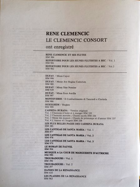 Harmonia Mundi HM 974-76 - Benedetto Marcello, René Clemencic - - Image 17