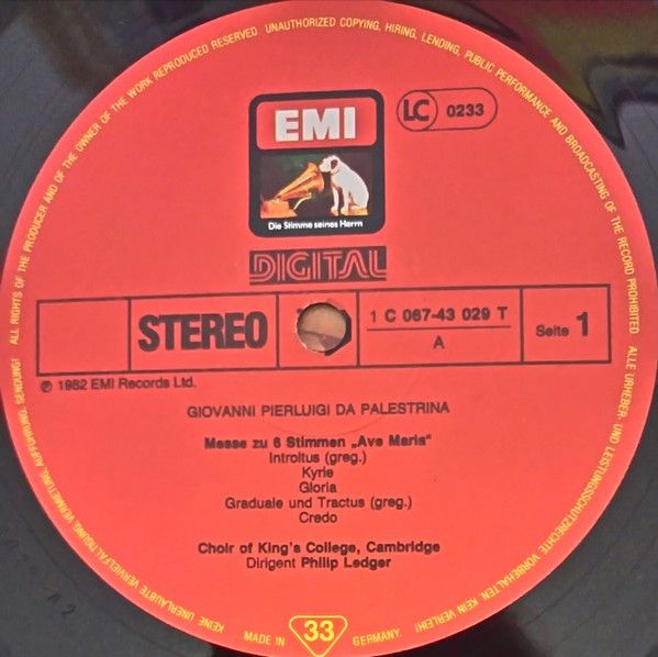 Die Stimme Seines Herrn 1C 067-43 029 - Giovanni Pierluigi da Pa - Image 4