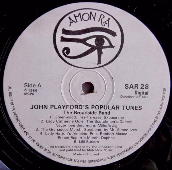Amon Ra SAR 28 - The Broadside Band, Jeremy Barlow - John Playfo - Image 3