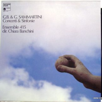 harmonia mundi France HMC 1245 - Giovanni Sammartini, Giuseppe S