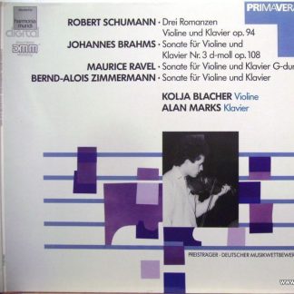 Deutsche Harmonia Mundi DMR 2027 A - Robert Schumann, Johannes B